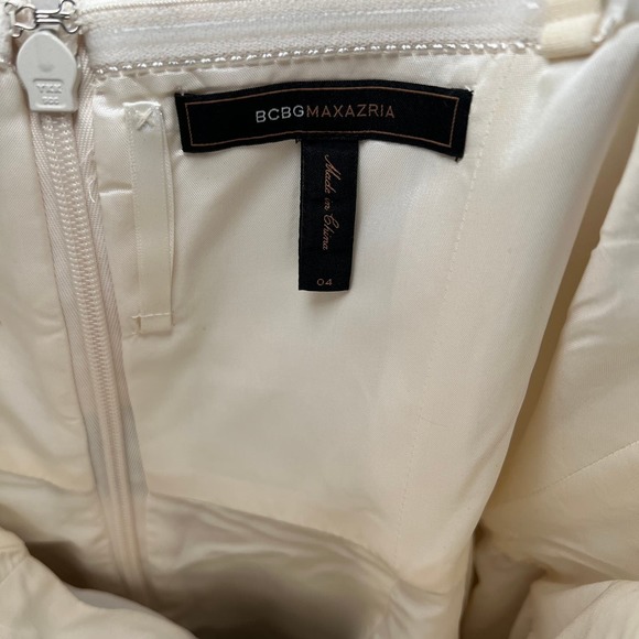 Women's BCBGMaxazria Strapless Mini Dress With Pockets Size 4 - Picture 4 of 4